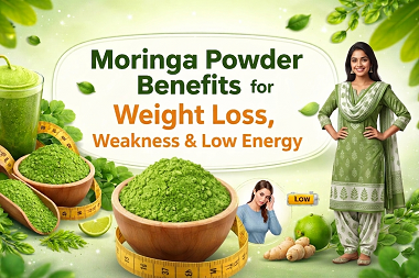 Moringa Powder Benefits for Weight Loss, Weakness & Low Energy 